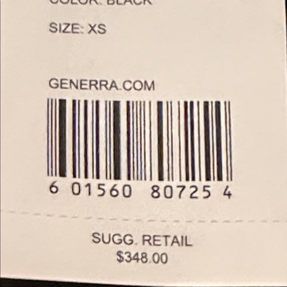 NWT Generra Sz XS Half Sleeve Jacket - Picture 6 of 13